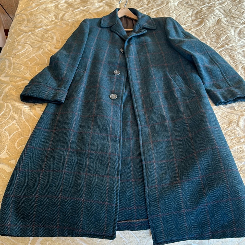 Vintage full length wool coat